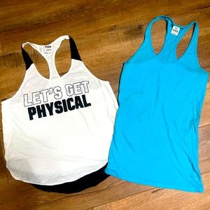 PINK BY VICTORIA’S SECRET LOT OF TWO TANK TOPS